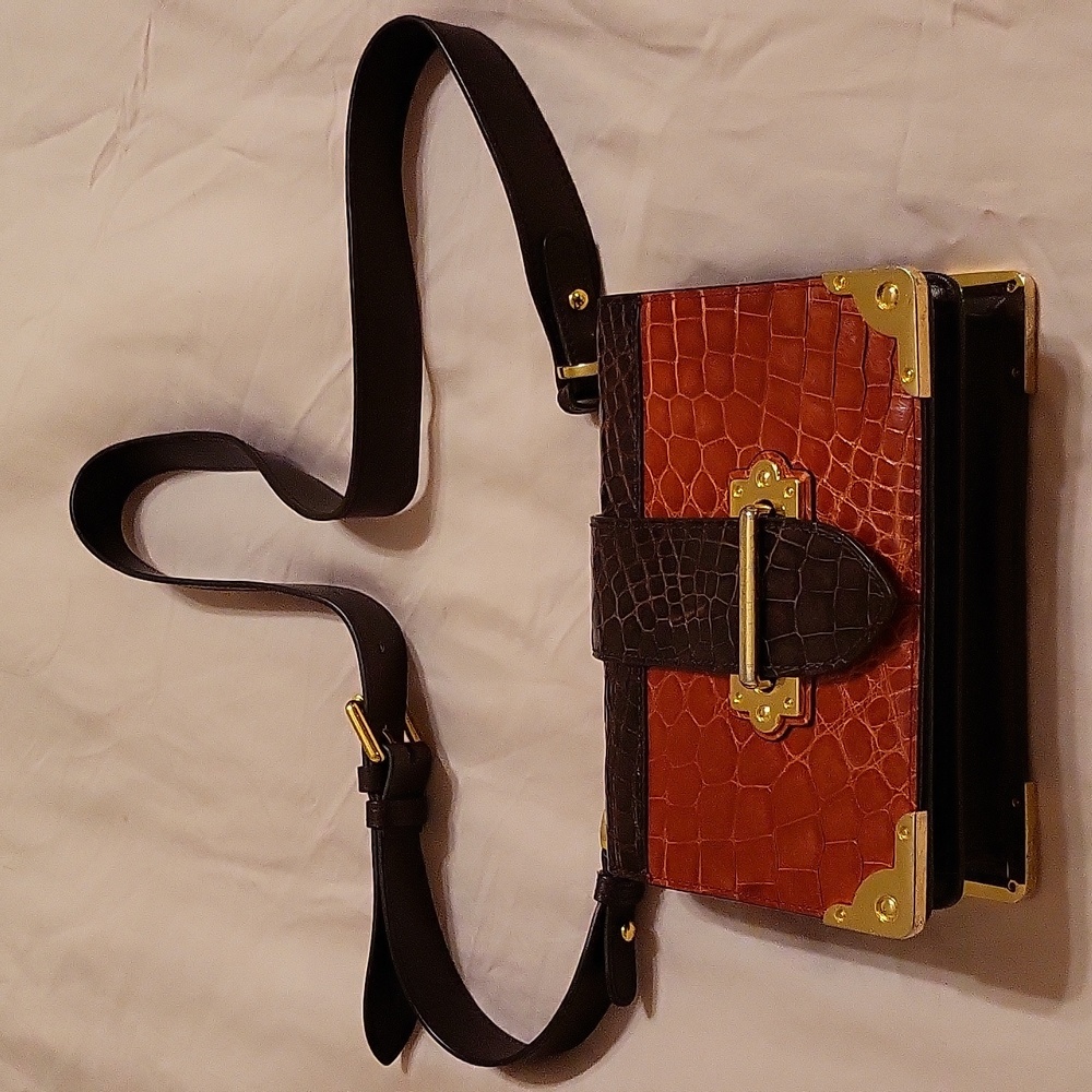 Alligator crossbody bag